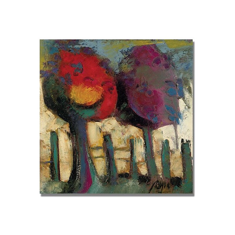 Trademark Global Boyer "Cerca Azul" Canvas Art, 35" x 35" image 1
