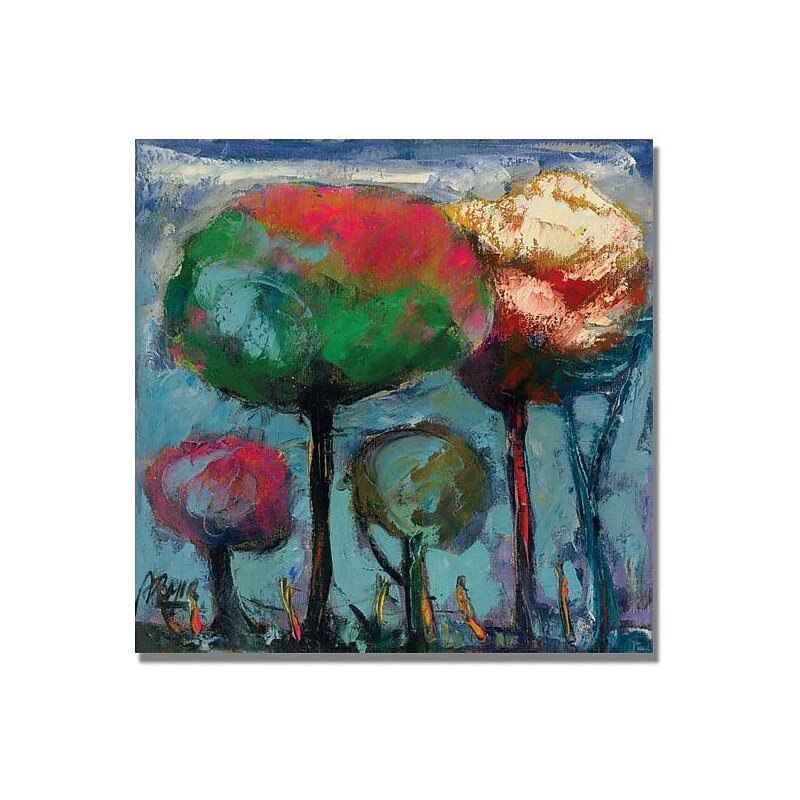 Trademark Global Boyer "Niebla de Colores" Canvas Art, 35" x 35" image 1