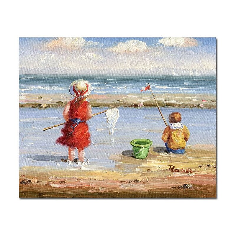 Trademark Global "At the Beach II" Canvas Art, 26" x 32" image 1