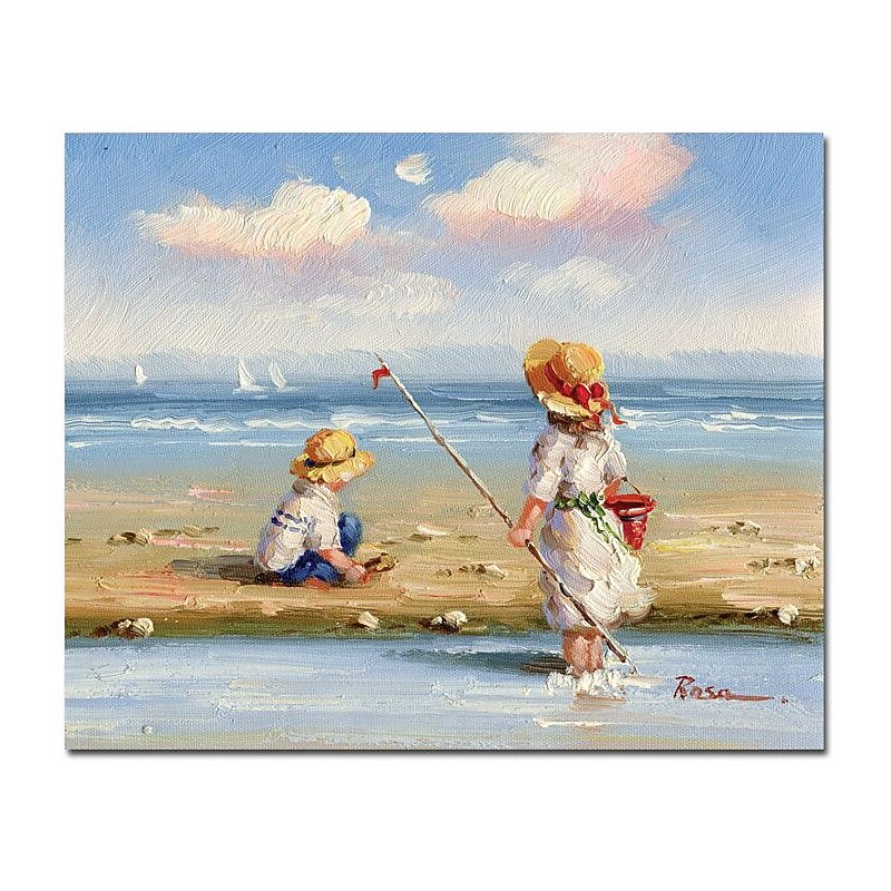 Trademark Global "At the Beach III" Canvas Art, 26" x 32" image 1