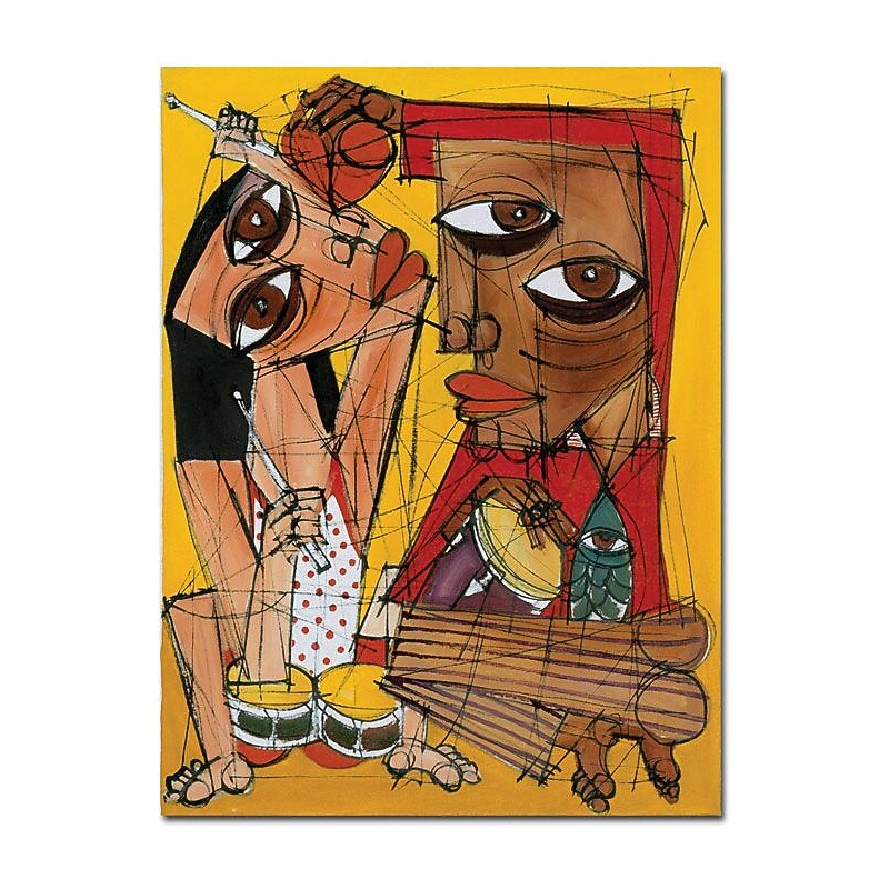 Trademark Global Dieguez "Tocame el Corazon" Canvas Art, 32" x 24" image 1