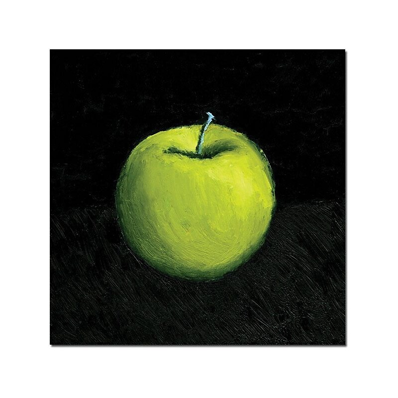 Trademark Global Michelle Calkins "Green Apple Still Life" Canvas Art, 24" x 24" image 1