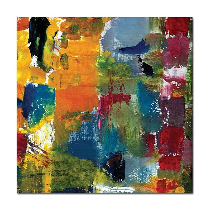 Trademark Global Michelle Calkins "Color Relationships I" Canvas Art, 24" x 24" image 1