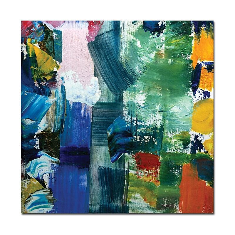 Trademark Global Michelle Calkins "Color Relationships IV" Canvas Art, 18" x 18" image 1