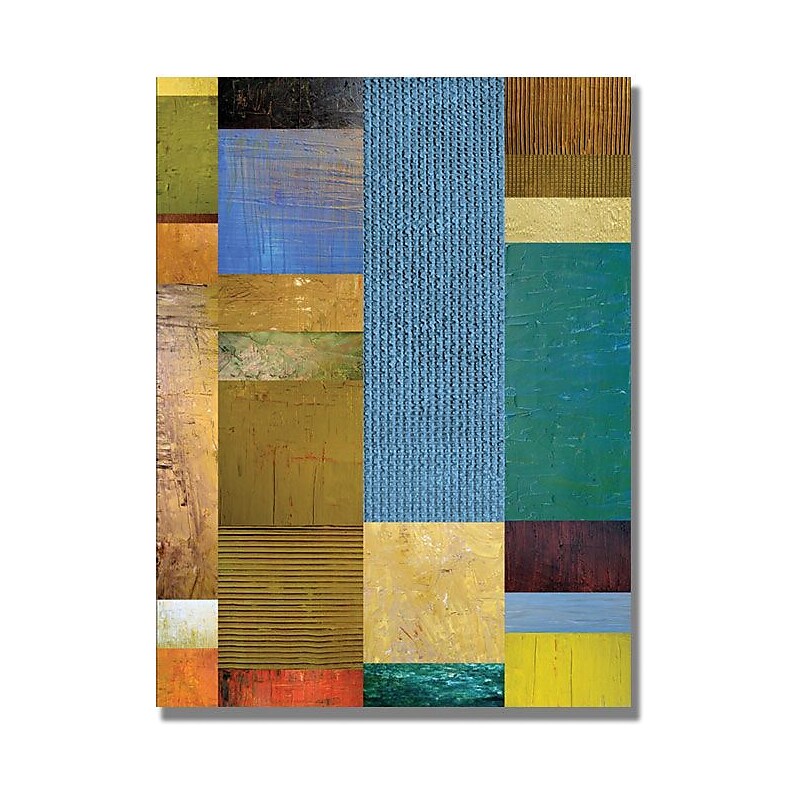 Trademark Global Michelle Calkins "Color Panels with Blue Sky"-C Canvas Art, 32" x 24" image 1