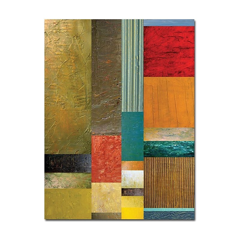 Trademark Global Michelle Calkins "Color Panes Green Grass"-C Canvas Art, 32" x 24" image 1