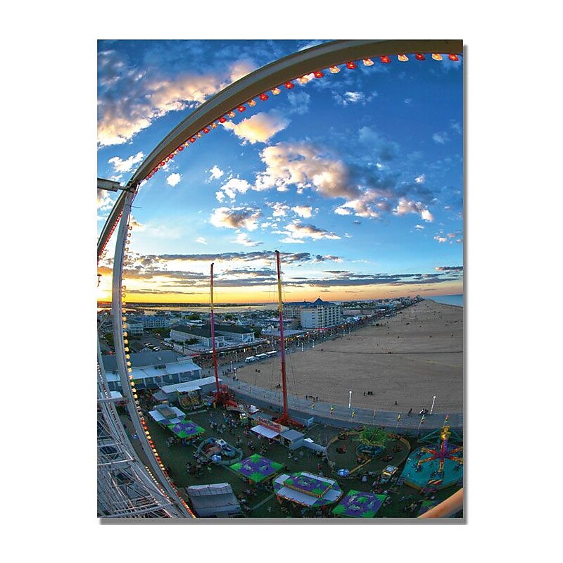 Trademark Global MCat "Ocean City" Canvas Art, 47" x 35" image 1