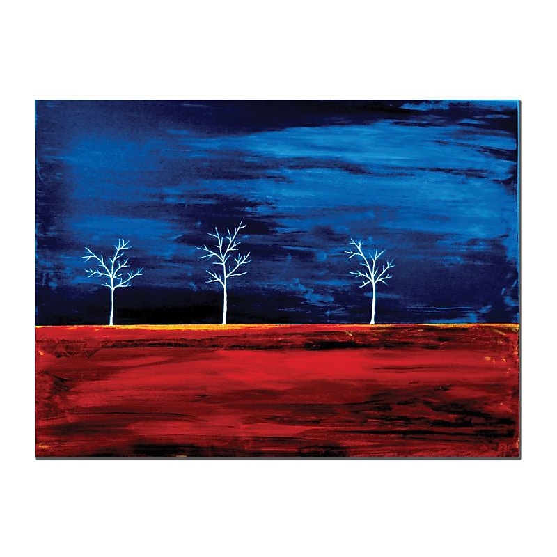 Trademark Global Nicole Dietz "Scorched" Canvas Art, 14" x 19" image 1