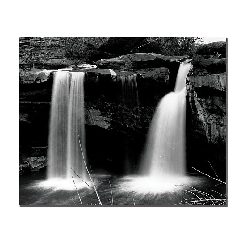 Trademark Global Nicole Dietz "Waterfalls" Canvas Art, 26" x 32" image 1