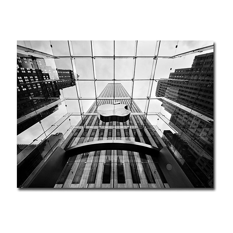 Trademark Global Nina Papiorek "NYC, Big Apple" Canvas Art, 24" x 32" image 1