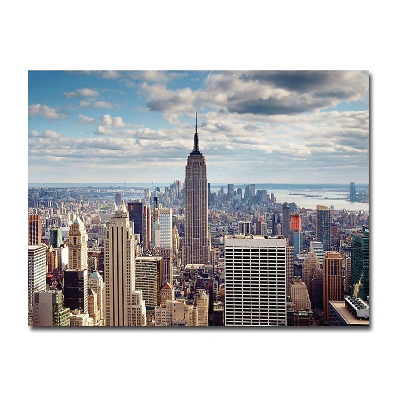 Trademark Global Nina Papiorek "Empire View" Canvas Art, 24" x 32" image 1