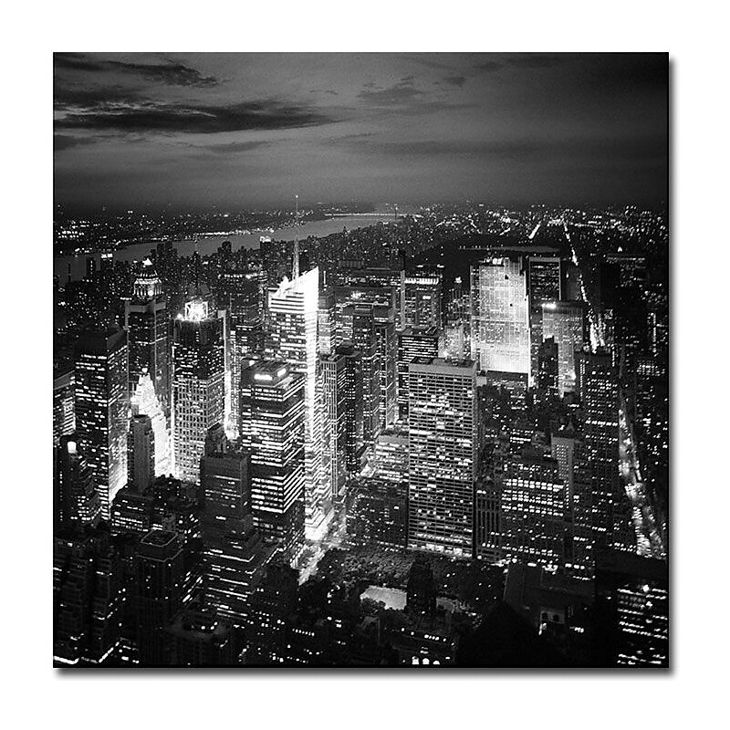 Trademark Global Nina Papiorek "Times Square" Canvas Art, 18" x 18" image 1