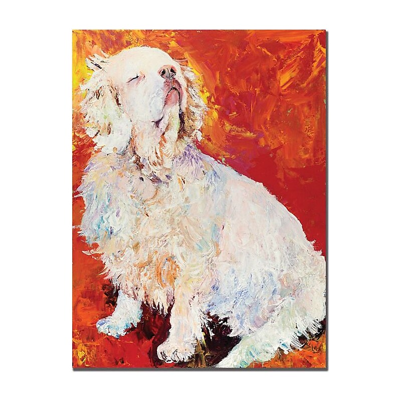 Trademark Global Pat Saunders White "I Refuse" Canvas Art, 24" x 18" image 1