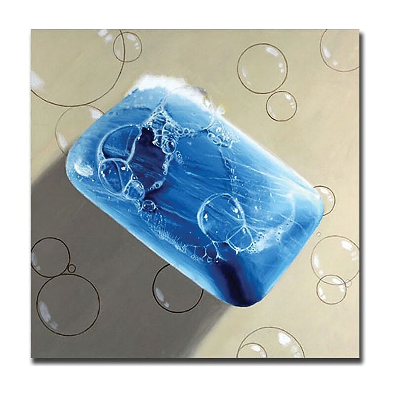 Trademark Global Roderick Stevens "Bar Soap" Canvas Art, 18" x 18" image 1