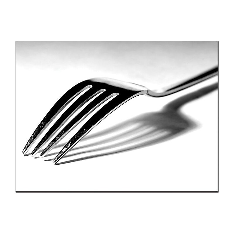 Trademark Global Tammy Davison "Fork" Canvas Art, 35" x 47" image 1