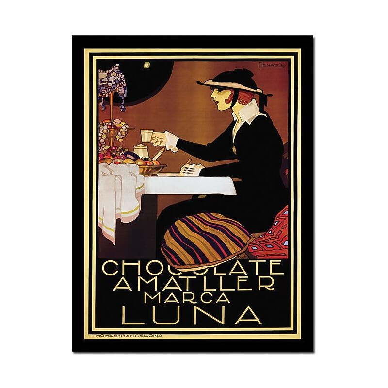 Trademark Global "Chocolate Amatller" Canvas Art, 47" x 35" image 1