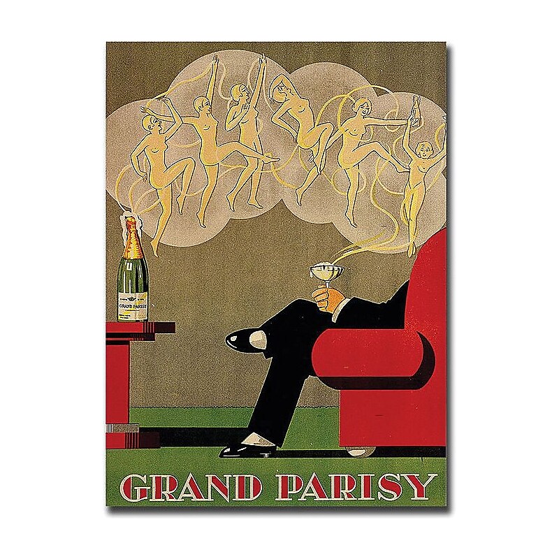 Trademark Global "Grand Parisy" Canvas Art, 19" x 14" image 1