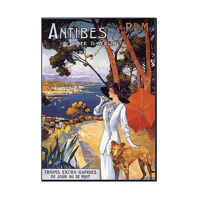 Trademark Global "Antibes Cote D'Azur" Canvas Art, 48" x 36" image 1