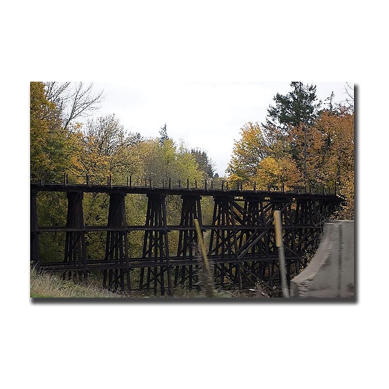 Trademark Global Yale Gurney "Country Bridge" Canvas Art, 18" x 24" image 1
