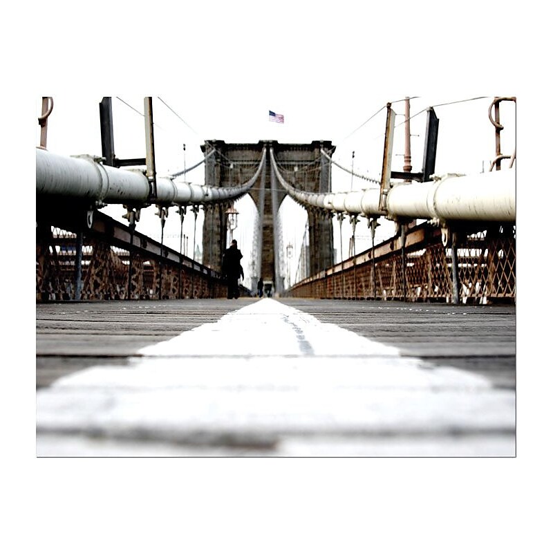 Trademark Global Yale Gurney "Brooklyn Bridge" Canvas Art, 24" x 32" image 1