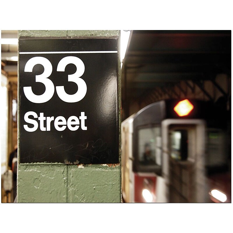 Trademark Global Yale Gurney "33 Street" Canvas Art, 14" x 19" image 1