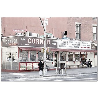 Trademark Global Yale Gurney The Corner Deli" Canvas Art, 18" x 24"