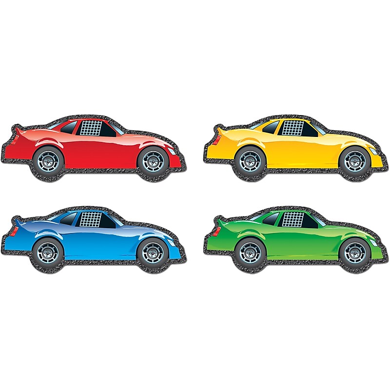 Carson-Dellosa Race Cars, Cut-Outs image 1