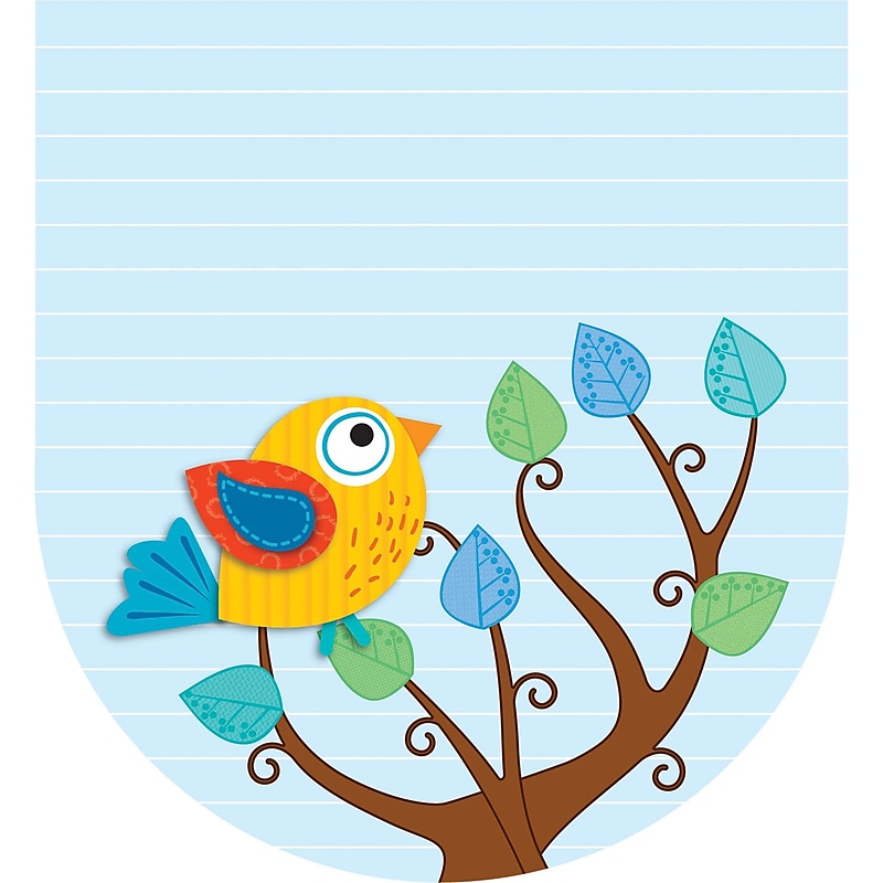 Carson-Dellosa Boho Birds Notepad image 1