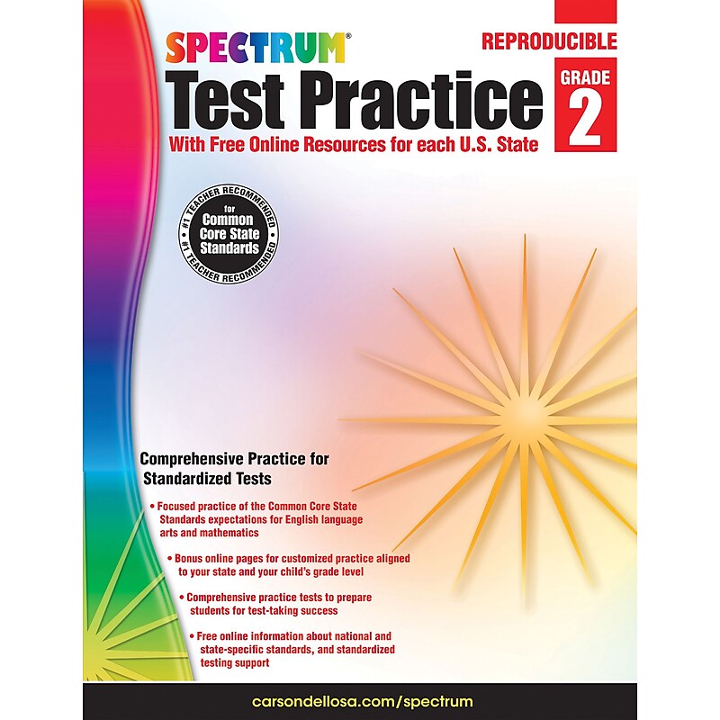 Spectrum Test Practice Grade 2 Workbook, Paperback image 1