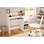 South Shore Axess 41"W Office Desk with Keyboard Tray and Drawer, Pure White (7250076C)~#|#~s0657190_sc7