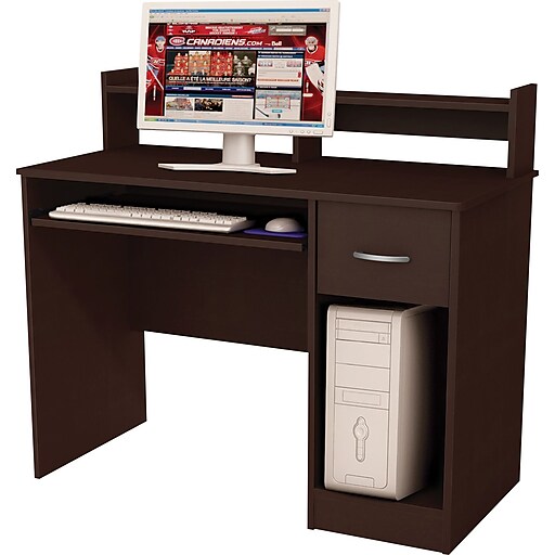 Shop Staples For South Shore Metro Computer Desk Chocolate