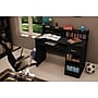 South Shore Axess 41"W Office Desk with Keyboard Tray and Drawer, Pure Black (7270076)~#|#~s0657202_sc7