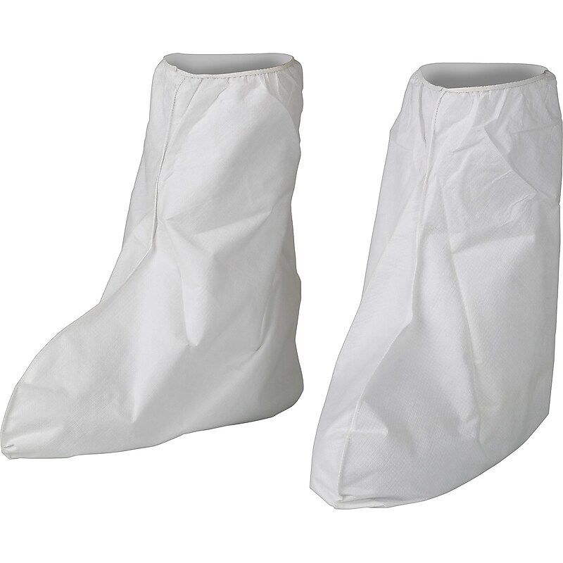 KleenGuard® A40 Boot Cover with Elastic Top, Liquid / Particle Protection, White, 2XL, 400/Ct image 1