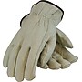 PIP Driver's Gloves, Economy Grade, Top Grain Cowhide, X-Large, Tan ~#|#~s0657850_sc7