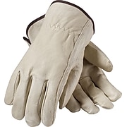 PIP Driver's Gloves, Top Grain Pigskin, XL, Cream Color, 1/Pr