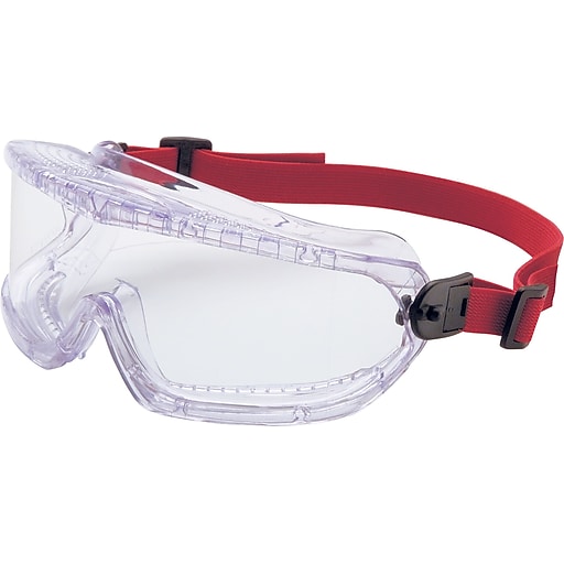 Uvex Safety Goggles, VMaxx® Clear AntiFog Lens Staples