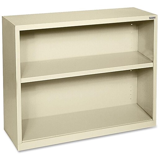 Hirsh Steel Bookcase, Putty, 2Shelf, 30"H at Staples