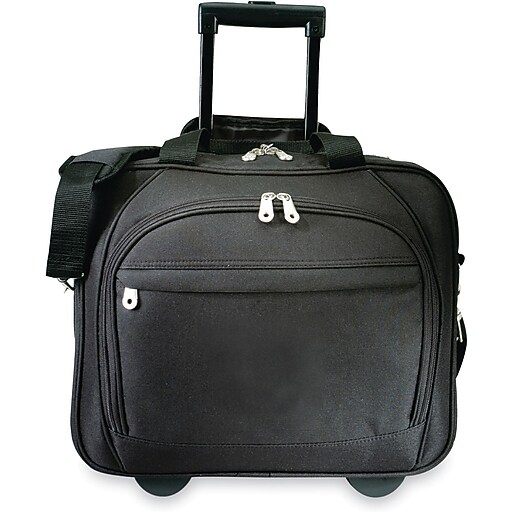 GP® 80783 Embassy Plus Rolling Briefcase For 16" Laptops, Black Staples
