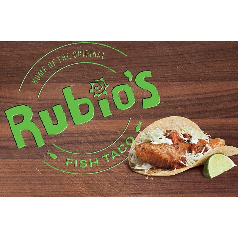 Rubio's Gift Card, $100 image 1