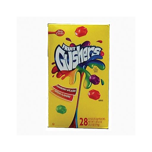 Fruit Gushers, 0.9 oz. Pack, 28 Packs/Box at Staples