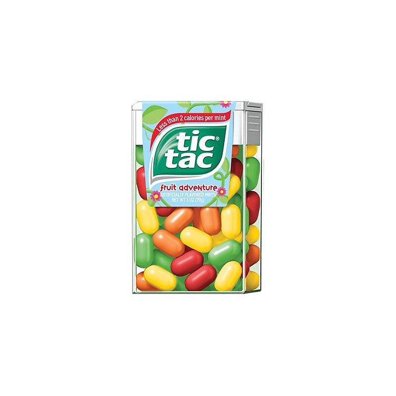 Tic Tac Fruit Adventure Mints, 2 oz., 60 Pieces/Pack, 12/Box (241-00014) image 1