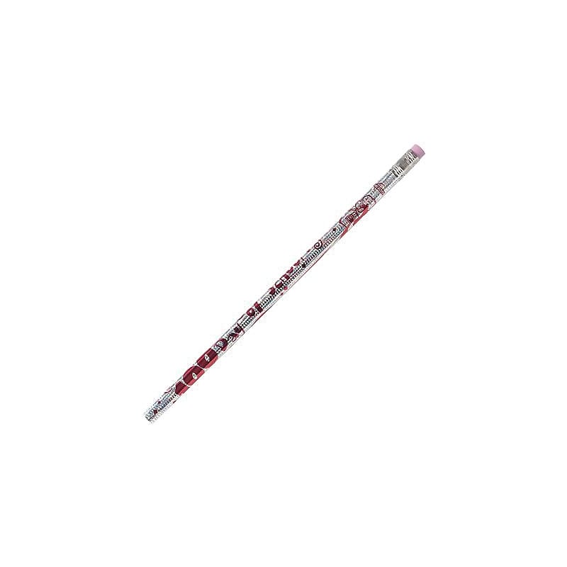 J.R. Moon 100th Day Of School Motivational Pencil, Pack of 12 (JRM7448B) image 1