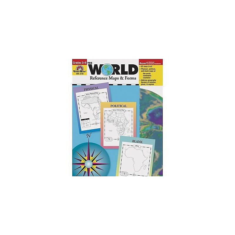 Evan-Moor® The World - Reference Maps & Forms image 1
