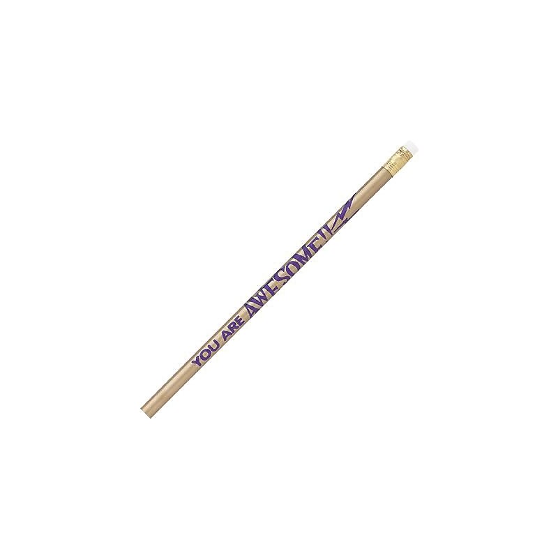 J.R. Moon You Are Awesome! Motivational Pencil, Pack of 12 (JRM7928B) image 1