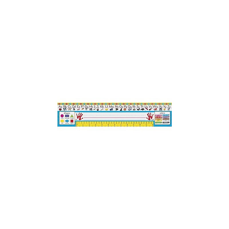 Trend Enterprises Desk Toppers Pre-Kindergarten - 1st Grades Name Plate, 18" x 3 3/4", Zaner-Bloser, 36/Pack (T-69401) image 1