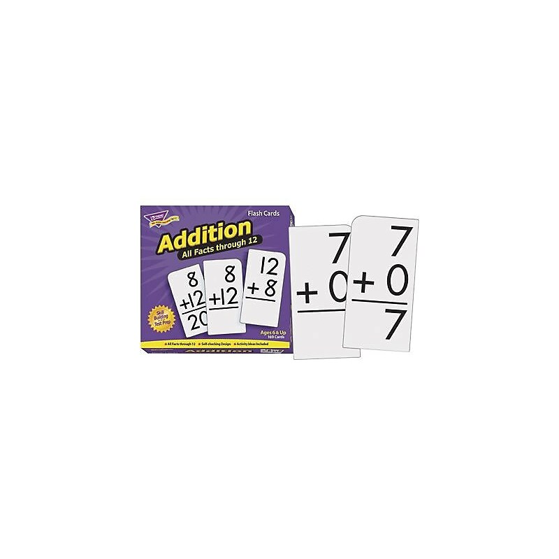 Flash Cards, Trend® Skill Drill, All Facts, Addition 0-12 image 1