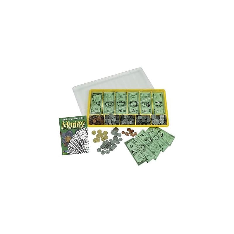 Money, Learning Resources Giant Classroom Money Kit, 1110/Set (LER0106) image 1