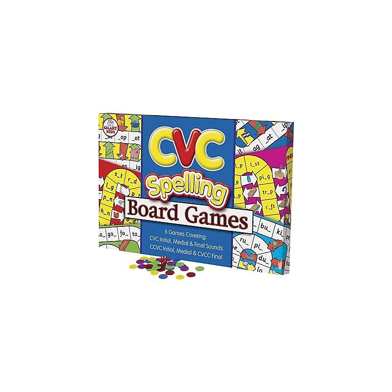 Didax CVC Spelling Board Game, Grades K-2 (DD-195181) image 1