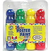 Crafty Dab Poster Paint, Washable Paint Markers, Assorted Colors, Pack of 4 (CV-78819)