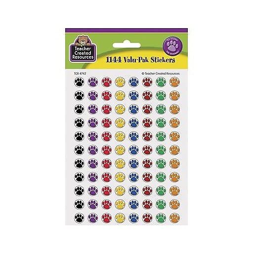 ME Puppy Paw Prints Mini Stickers Teacher Created Resources TCR4249 